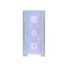 Caja de PC MSI MAG FORGE M100R semitorre transparente, blanca
