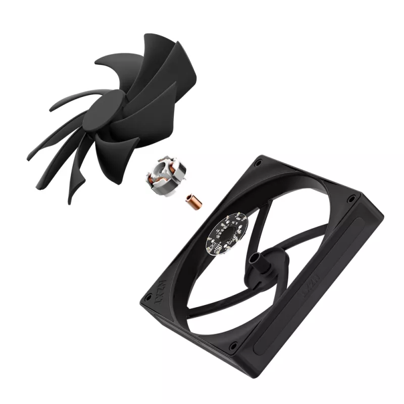 Ventilador NZXT F140q 140mm negro Quiet Airflow