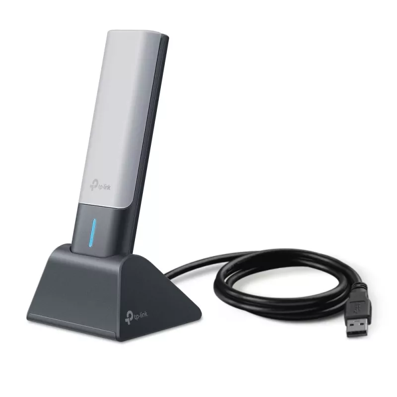 Adaptador USB inalámbrico TP-Link Archer AX3000 (Archer TX50UH) – Wi‑Fi 6 de doble banda, USB 3.2 Gen1, hasta 3000 Mbps, antena interna, Windows 11