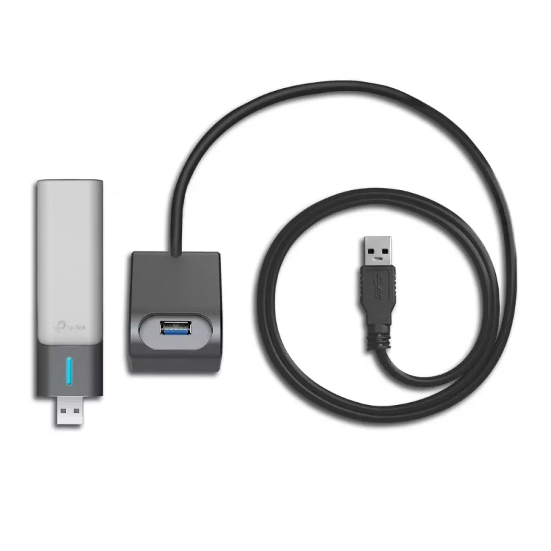 Adaptador USB inalámbrico TP-Link Archer AX3000 (Archer TX50UH) – Wi‑Fi 6 de doble banda, USB 3.2 Gen1, hasta 3000 Mbps, antena interna, Windows 11