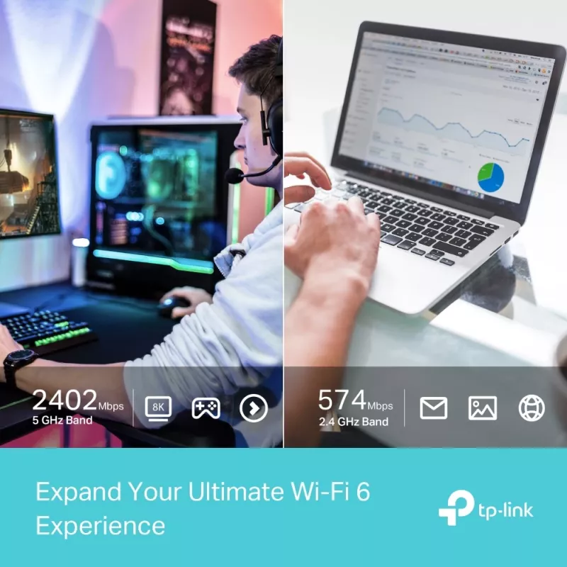 Adaptador USB inalámbrico TP-Link Archer AX3000 (Archer TX50UH) – Wi‑Fi 6 de doble banda, USB 3.2 Gen1, hasta 3000 Mbps, antena interna, Windows 11