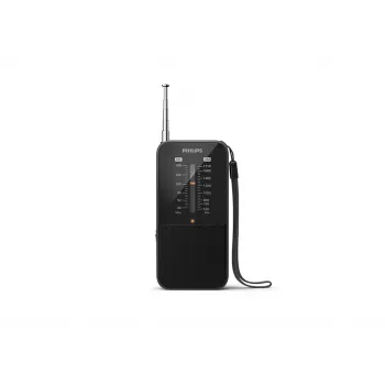 Radio portátil Philips TAR1509/00 analógica AM FM negra