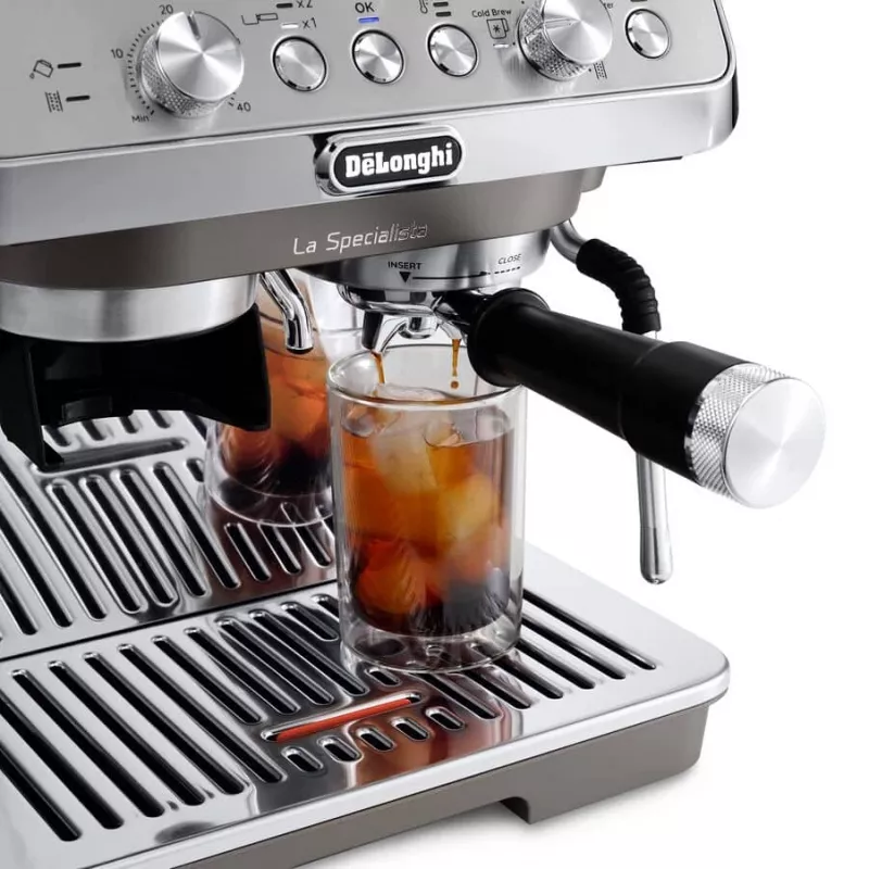 De'Longhi La Specialista Arte Evo EC9255.M cafetera espresso, Cold Brew, 1550 W, 15 bar, 1,7 l, plateada