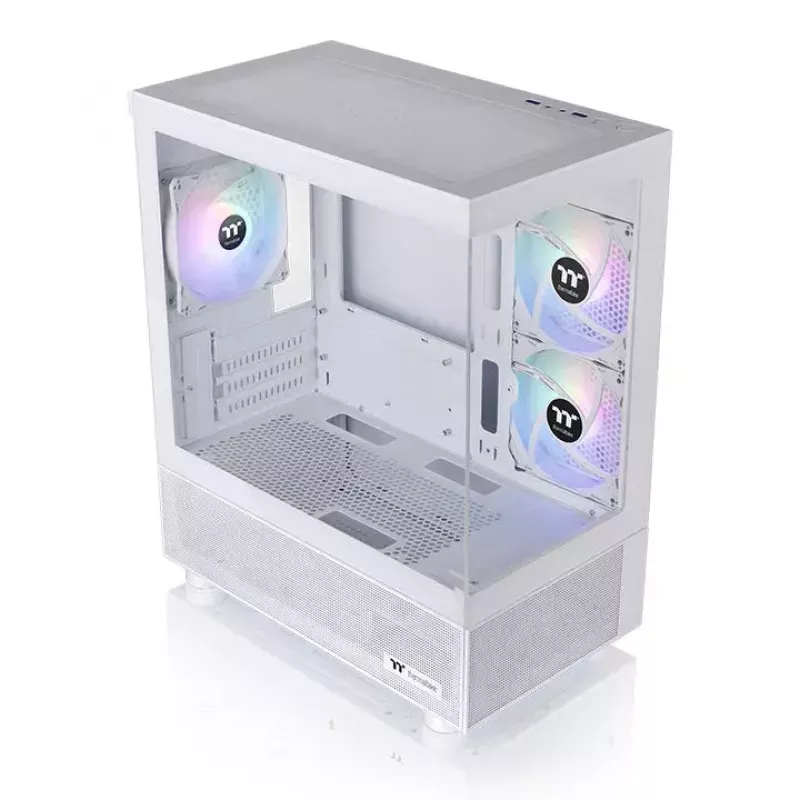 Caja de PC Thermaltake View 170 TG ARGB Snow microtorre blanca