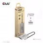 CLUB3D Adaptador Thunderbolt™ 3 a DisplayPort™ para doble monitor 4K60Hz M/H