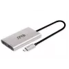 CLUB3D Adaptador Thunderbolt™ 3 a DisplayPort™ para doble monitor 4K60Hz M/H