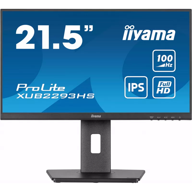 iiyama ProLite XUB2293HS-B6 Monitor de ordenador 54,6 cm (21,5 inch) 1920 x 1080 píxeles Full HD LED negro