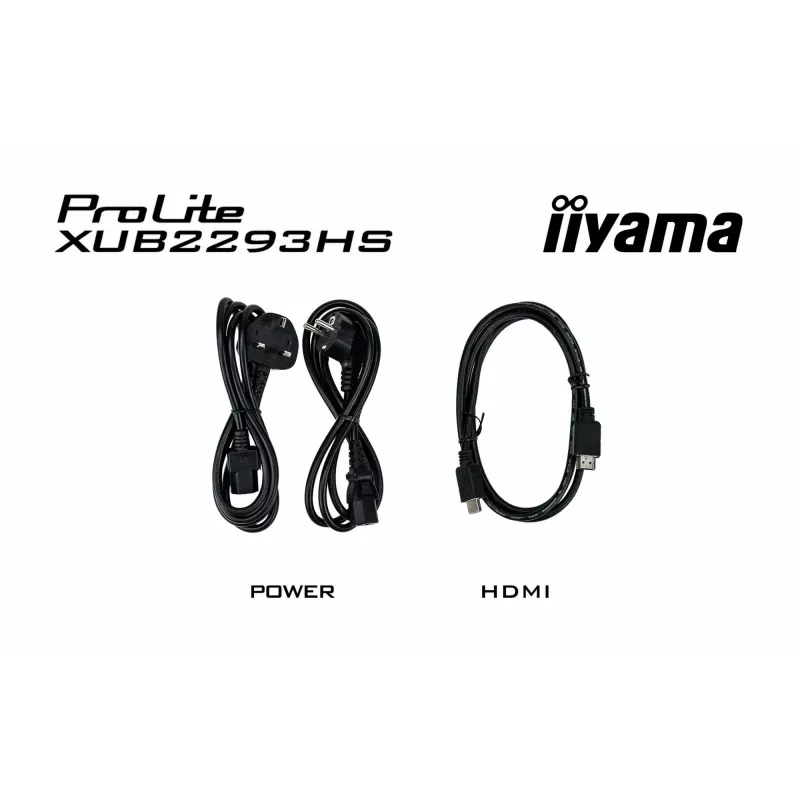 iiyama ProLite XUB2293HS-B6 Monitor de ordenador 54,6 cm (21,5 inch) 1920 x 1080 píxeles Full HD LED negro