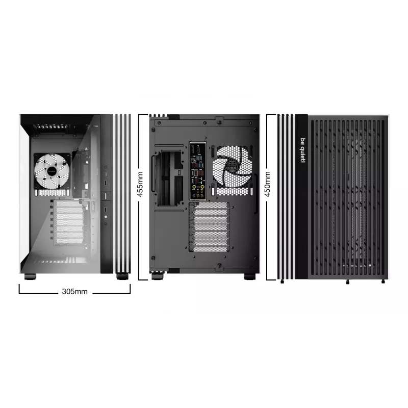 Caja de PC be quiet! LIGHT BASE 600 LX Midi Tower negra