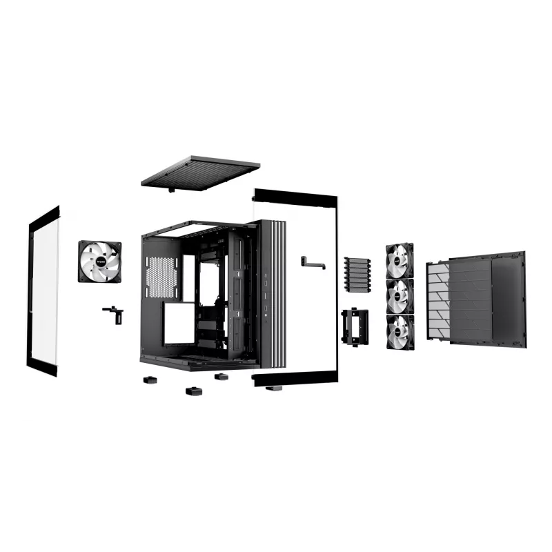 Caja de PC be quiet! LIGHT BASE 600 LX Midi Tower negra