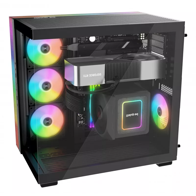 Caja de PC be quiet! LIGHT BASE 600 LX Midi Tower negra