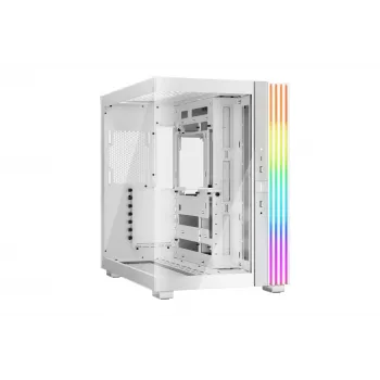 Caja de PC be quiet! LIGHT BASE 600 DX blanca Midi-Tower, ATX/microATX/Mini-ATX, panel de cristal, frontal RGB, USB-C