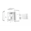 be quiet! Light Base 600 DX BGW66 caja de PC Midi Tower, ATX/micro-ATX/Mini-ITX, panel lateral de cristal templado, ARGB, USB-C, blanca