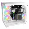be quiet! Light Base 600 DX BGW66 caja de PC Midi Tower, ATX/micro-ATX/Mini-ITX, panel lateral de cristal templado, ARGB, USB-C, blanca
