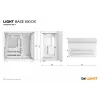be quiet! Light Base 600 DX BGW66 caja de PC Midi Tower, ATX/micro-ATX/Mini-ITX, panel lateral de cristal templado, ARGB, USB-C, blanca
