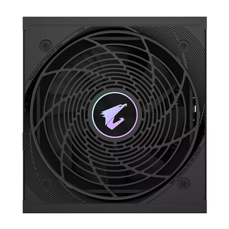 GIGABYTE AORUS ELITE P1000W ICE Fuente de alimentación - PCIe 5.0, 80 PLUS Platinum, diseño totalmente modular, ventilador de 120 mm, compatible con ATX 3.0, enchufe EU