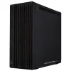 Caja de PC ASUS ProArt PA602 Wood Edition Midi Tower negra — madera, compatibilidad ATX/EATX, cristal templado, 4×3,5 inch / 8×2,5 inch, GPU de hasta 450 mm
