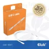 Cable USB-C CLUB3D CAC-3001 2 m USB4 Gen 3x2 Blanco