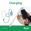 Cable USB-C CLUB3D CAC-3001 2 m USB4 Gen 3x2 Blanco