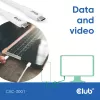 Cable USB-C CLUB3D CAC-3001 2 m USB4 Gen 3x2 Blanco