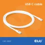 Cable USB-C CLUB3D CAC-3001 2 m USB4 Gen 3x2 Blanco