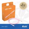Cable USB-C CLUB3D CAC-3002 2 m USB4 Gen 3x2 Rosa