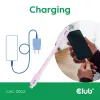 Cable USB-C CLUB3D CAC-3002 2 m USB4 Gen 3x2 Rosa