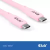 Cable USB-C CLUB3D CAC-3002 2 m USB4 Gen 3x2 Rosa