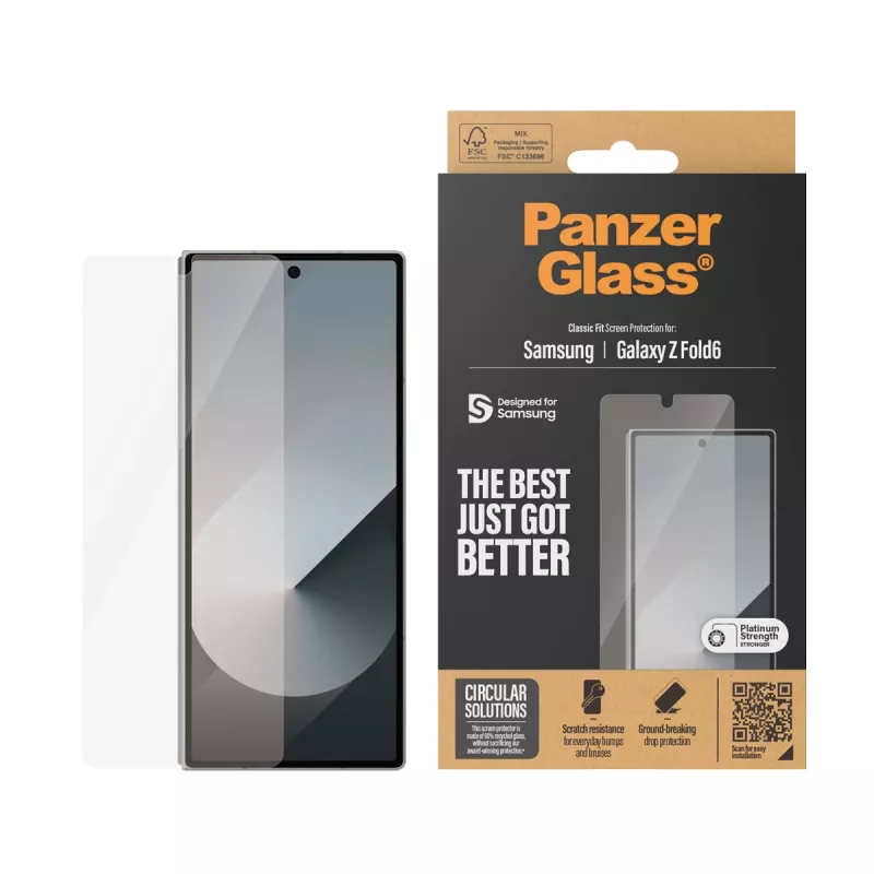 Protector de pantalla PanzerGlass® Samsung Galaxy Z Fold6 | Classic Fit