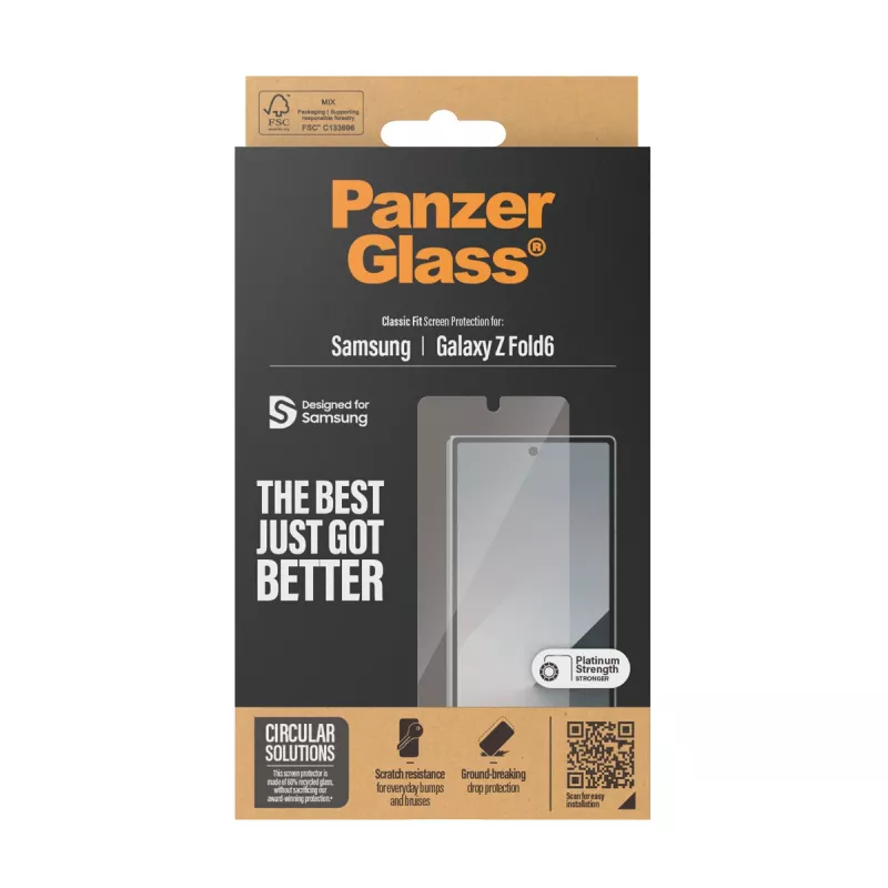 Protector de pantalla PanzerGlass® Samsung Galaxy Z Fold6 | Classic Fit