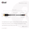 Cable USB Type-C a DisplayPort 2.1, Club 3D CAC-1559, bidireccional, certificado VESA DP80, 1 m