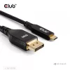 Cable USB Type-C a DisplayPort 2.1, Club 3D CAC-1559, bidireccional, certificado VESA DP80, 1 m