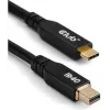 Cable CLUB3D CAC-1561 DisplayPort 2 m Mini DisplayPort USB Type-C Negro