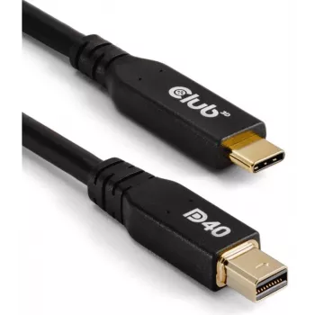 Cable CLUB3D CAC-1561 DisplayPort 2 m Mini DisplayPort USB Type-C Negro