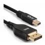 Cable bidireccional CLUB3D Mini DisplayPort™ a DisplayPort™ certificado VESA DP80 M/M 1m/3.28ft