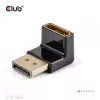 Adaptador club 3D DisplayPort macho a DisplayPort 1.4 hembra 90° en ángulo, compatible con 4K@120Hz
