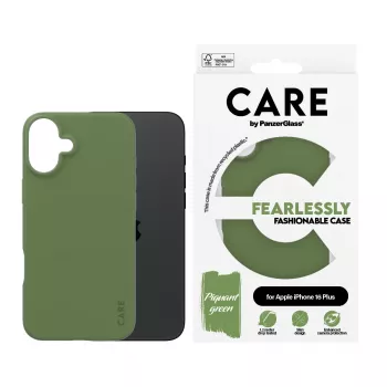 Funda PanzerGlass CARE by ® funda moderna Green iPhone 16 Plus