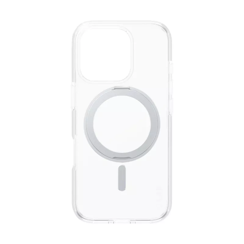 PanzerGlass CARE™ by ® Case Transparente con Kickstand plateado y MagSafe iPhone 16 Pro