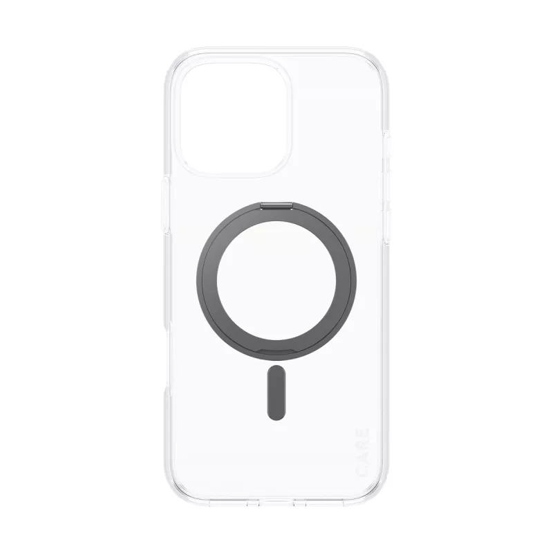 Funda PanzerGlass CARE™ by ® Case transparente con Kickstand negro y MagSafe para iPhone 16 Pro Max