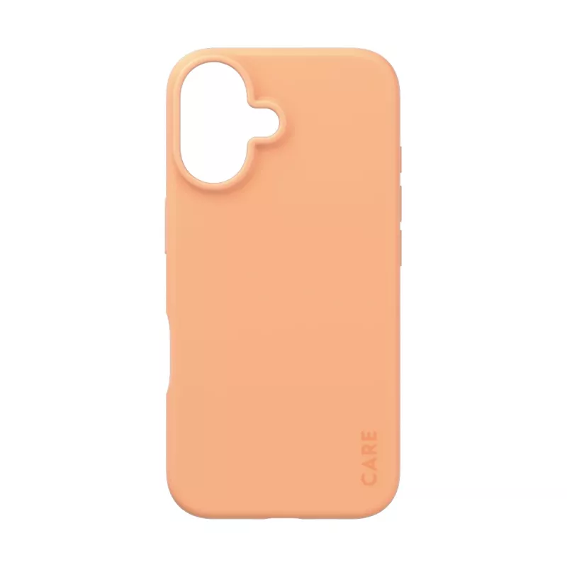 Funda PanzerGlass CARE by funda moderna Peachy iPhone 16 transparente