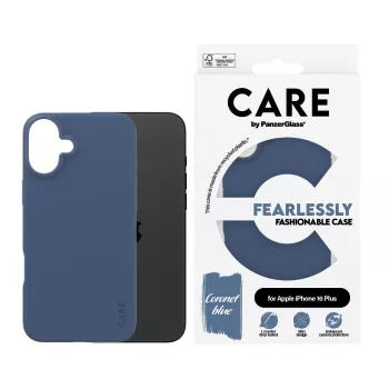 Funda PanzerGlass CARE by funda moderna azul iPhone 16 Plus