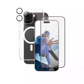 PanzerGlass ® | CARE by ® Flagship pack 3 en 1 iPhone 16 Pro Max