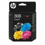 Cartuchos de tinta originales HP 308 pack de 2 negro/tricolor combinados
