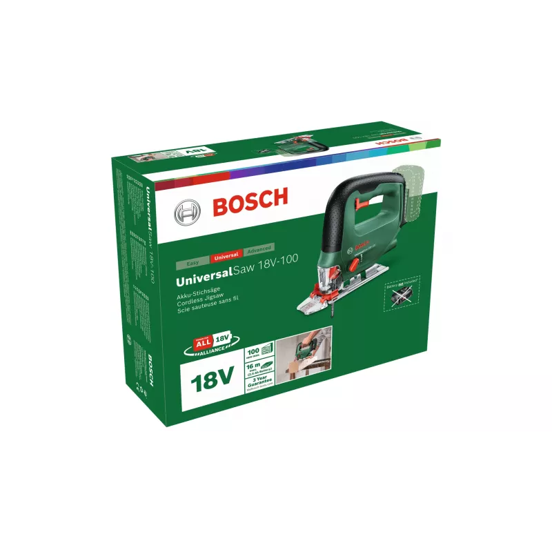 Sierra de calar Bosch Universal Saw 18V-100 2600 spm 2 kg