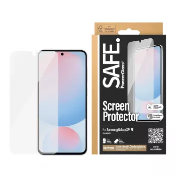 PanzerGlass SAFE. by ® protector de pantalla Samsung Galaxy S24 FE | Ultra-Wide Fit con EasyAligner