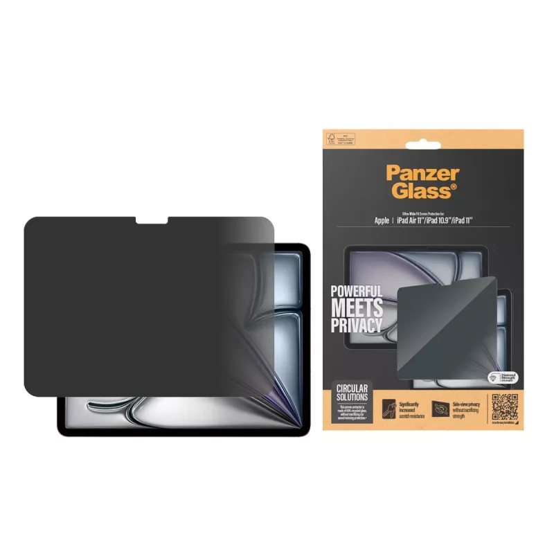 PanzerGlass ® protector de pantalla de privacidad iPad Air 11'' (2024-2025) | iPad 11