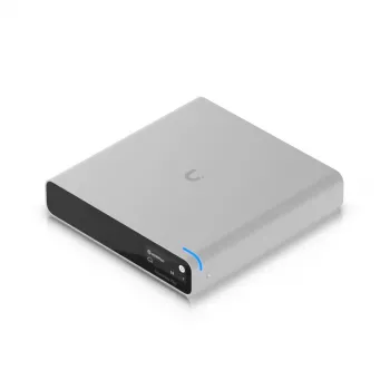 Gateway/controlador de red UBIQUITI CloudKey+ UCK-G2-SSD con SSD de 1 TB, 3 GB RAM, pantalla OLED, PoE, Gigabit Ethernet