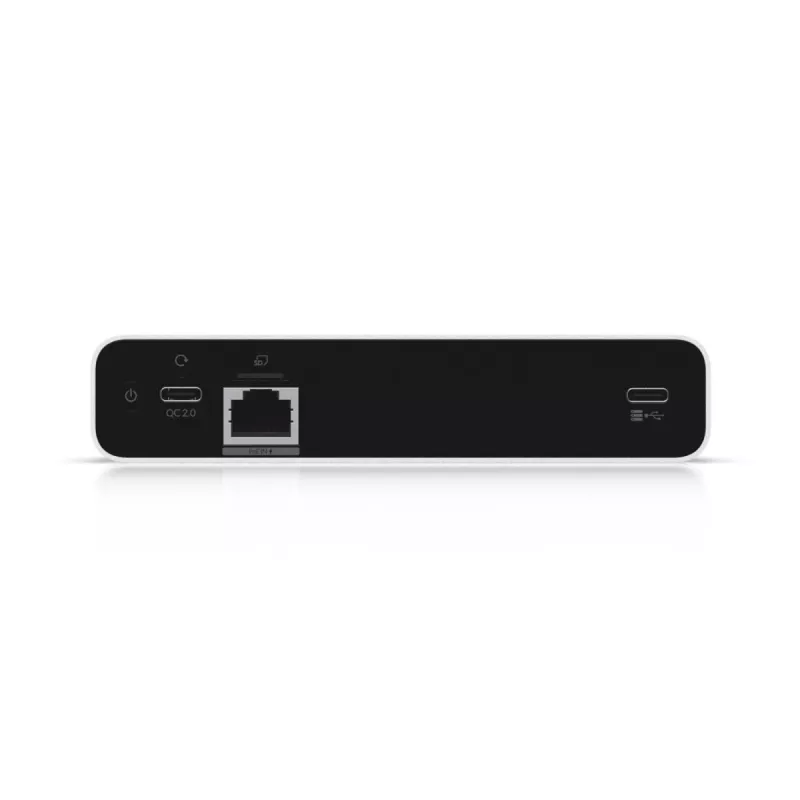Gateway/controlador de red UBIQUITI CloudKey+ UCK-G2-SSD con SSD de 1 TB, 3 GB RAM, pantalla OLED, PoE, Gigabit Ethernet