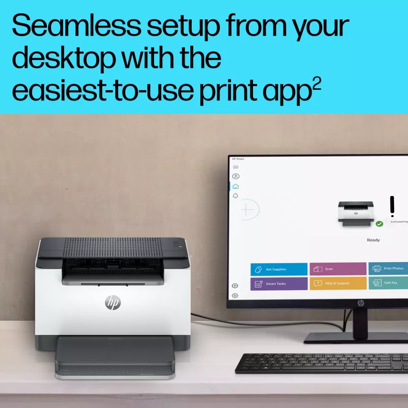Impresora HP LaserJet M209d, láser, 600 x 600 DPI, A4, 29 ppm, impresión dúplex, negra, blanca