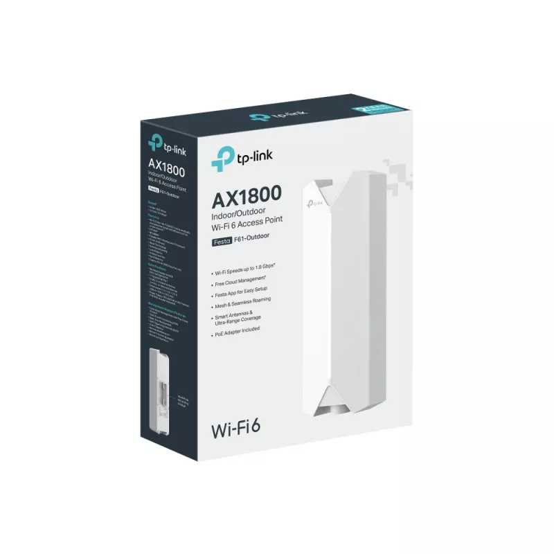 TP-Link Festa F61-Outdoor 1800 Mbit/s blanco Power over Ethernet (PoE)